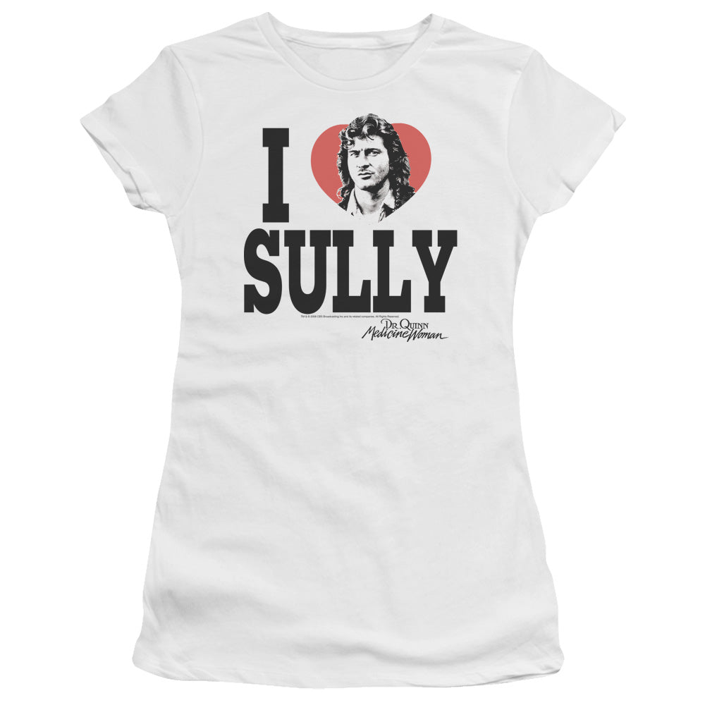 Dr.Quinn I Heart Sully Licensed Women's T-Shirt Juniors LG