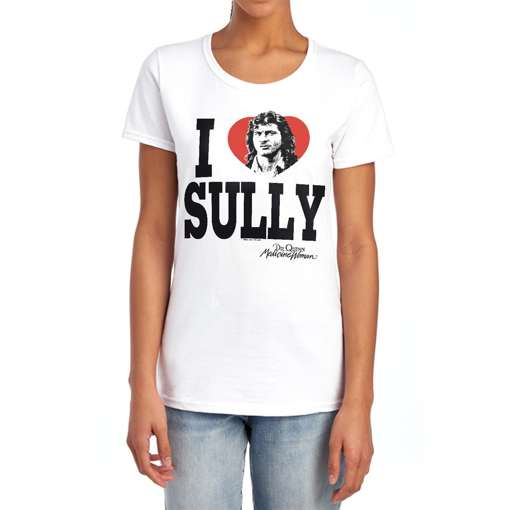 Dr.Quinn I Heart Sully Licensed Women's T-Shirt Regular Fit SM-XL