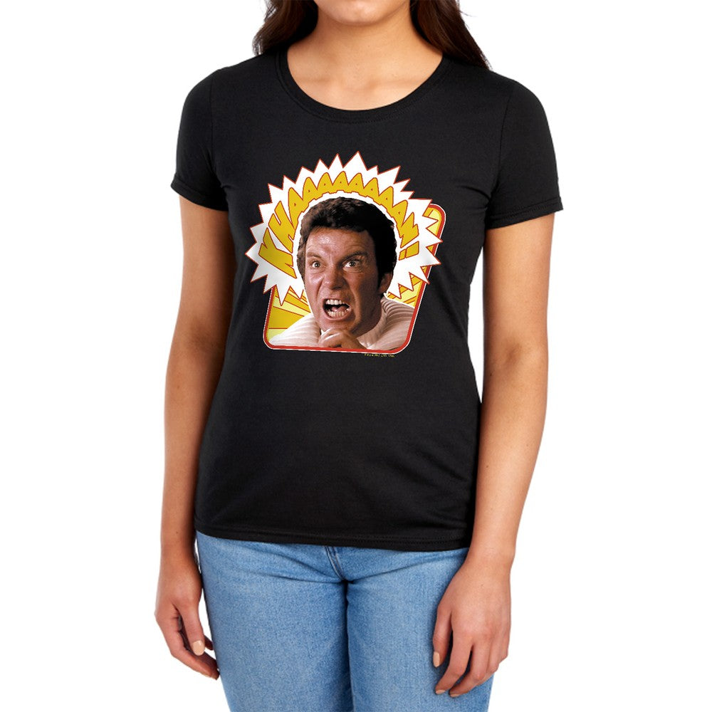 Star Trek Khaaaaaan Licensed Women's T-Shirt Regular Fit LG