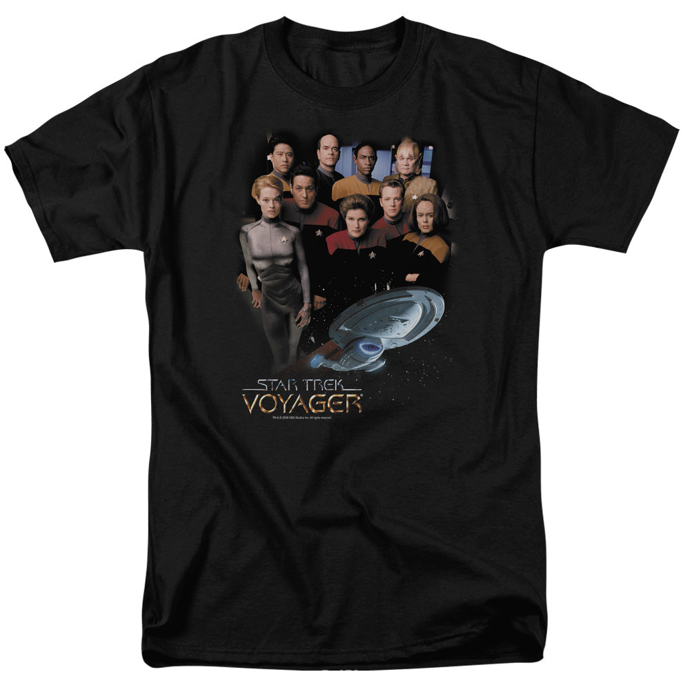 Star Trek Voyager Crew Licensed Adult Unisex T-Shirt Regular Fit Tee SM-3X