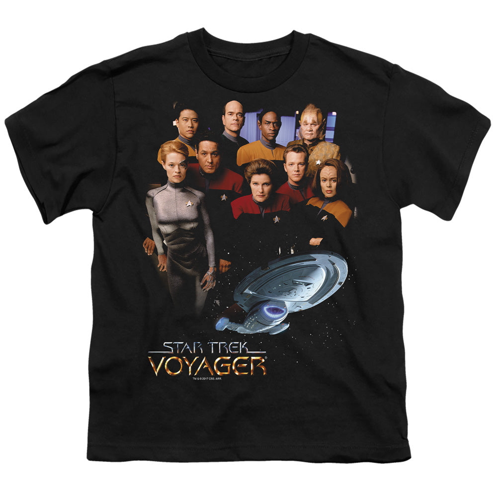 Star Trek Voyager Crew Licensed Kid's T-Shirt (Ages 4-7) SM-XL