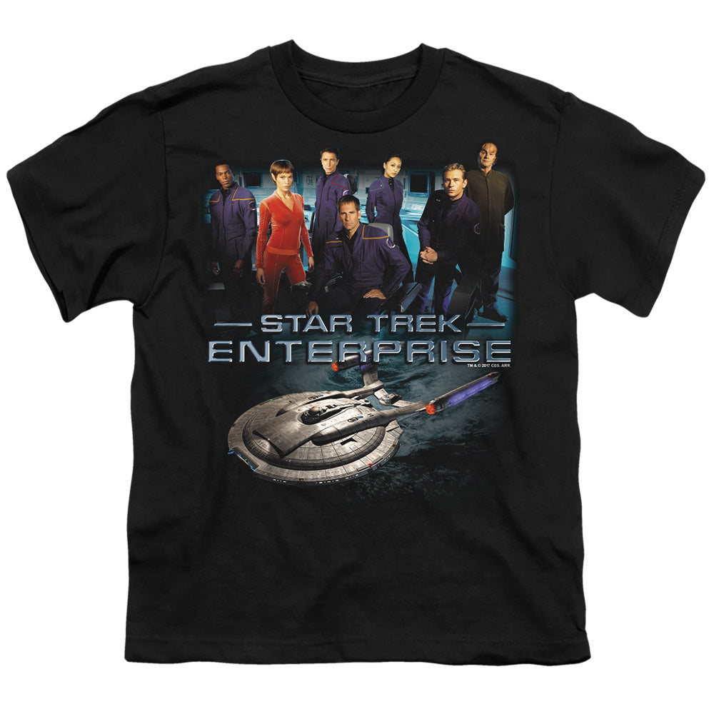 Star Trek Enterprise Crew Licensed Kid's T-Shirt (Ages 4-7) SM-XL