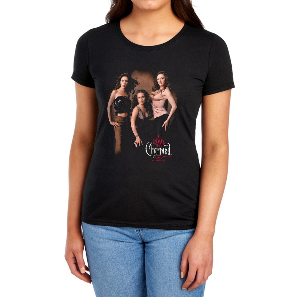 Charmed Three Hot Witches Licensed Women's T-Shirt Regular Fit SM-XL
