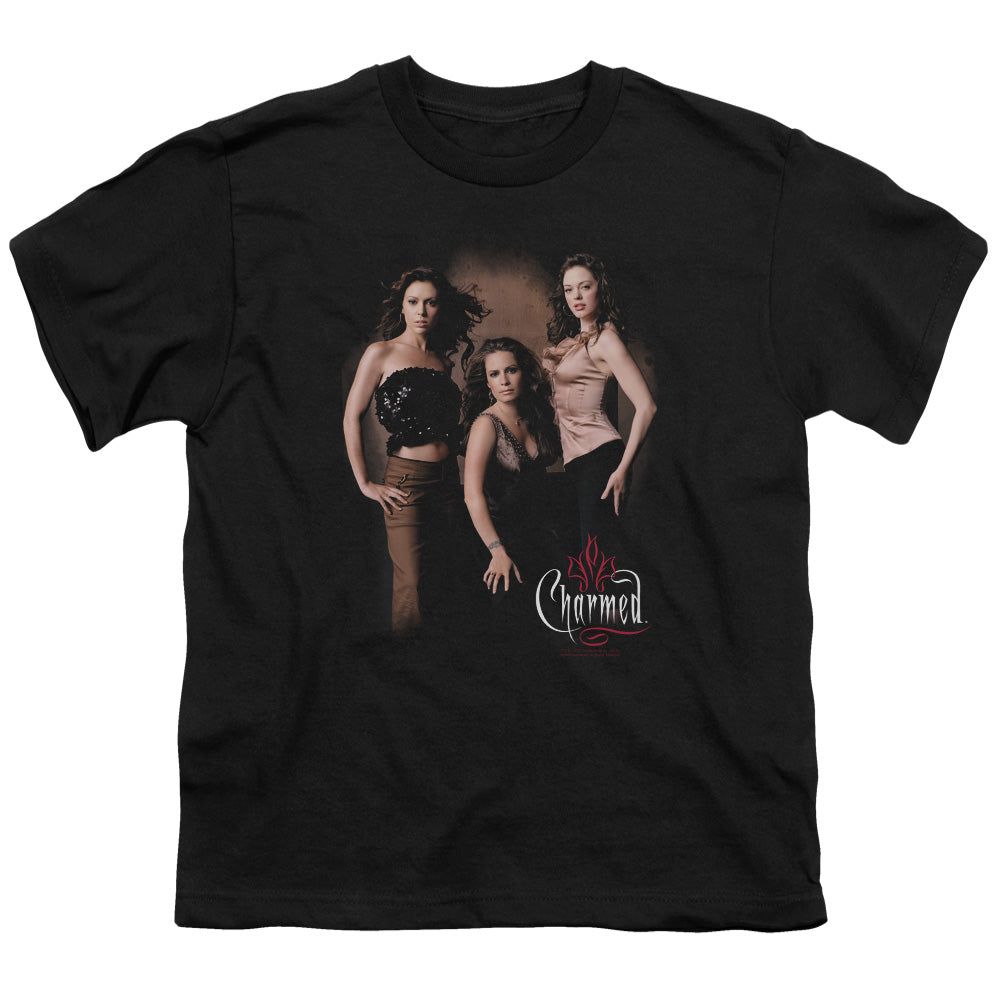 Charmed Three Hot Witches Licensed Kid's T-Shirt (Ages 4-7) MD-LG