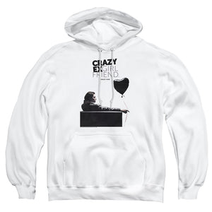 AN OFFCIALLY LICENSED CRAZY EX GIRLFRIEND CRAZY MAD ADULT UNISEX PULLOVER HOODIE WHITE