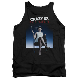 AN OFFCIALLY LICENSED CRAZY EX GIRLFRIEND CRAZY INSTINCT ADULT UNISEX TANK TOP BLACK
