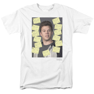 AN OFFCIALLY LICENSED AMERICAN VANDAL DETENTION MEN'S REGULAR FIT T-SHIRT WHITE