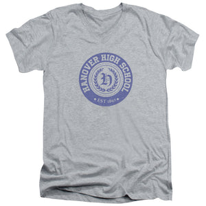 AN OFFCIALLY LICENSED AMERICAN VANDAL HANOVER SEAL MEN'S V-NECK T-SHIRT ATHLETIC HEATHER