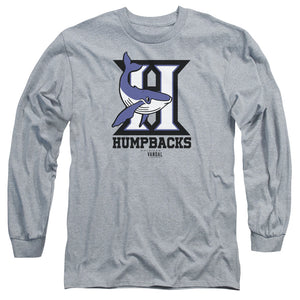 AN OFFCIALLY LICENSED AMERICAN VANDAL HUMPBACKS MEN'S LONG SLEEVE T-SHIRT ATHLETIC HEATHER