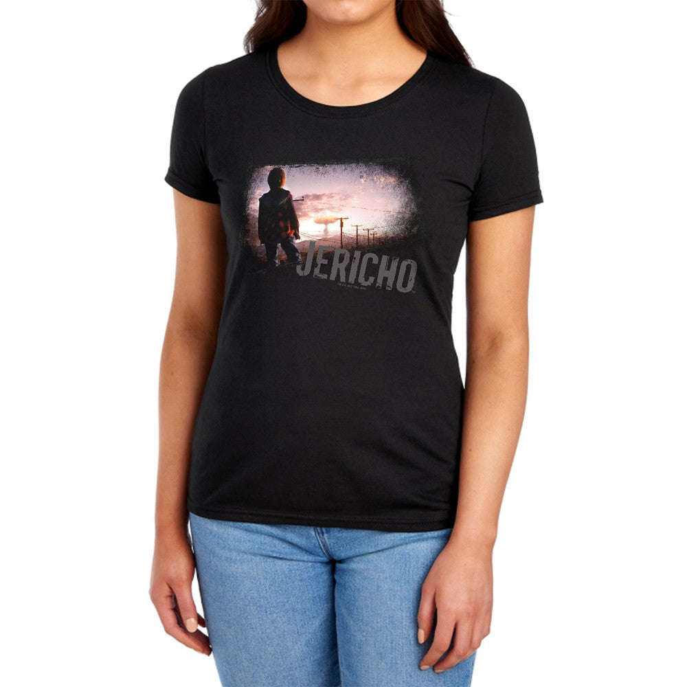 Jericho Mushroom Cloud Licensed Women's T-Shirt Regular Fit LG-XL