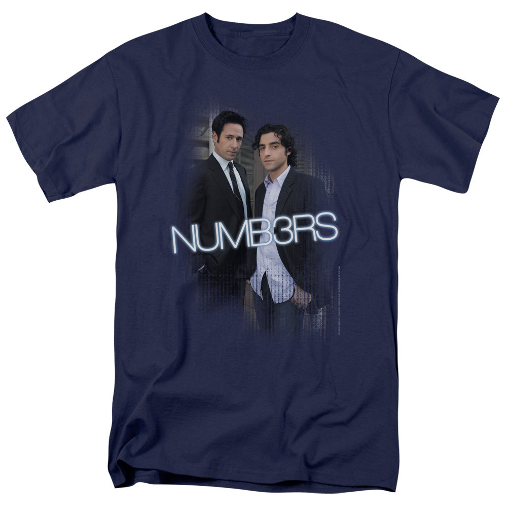 Numb3Rs Don & Charlie Licensed Adult Unisex T-Shirt Regular Fit Tee SM-3X