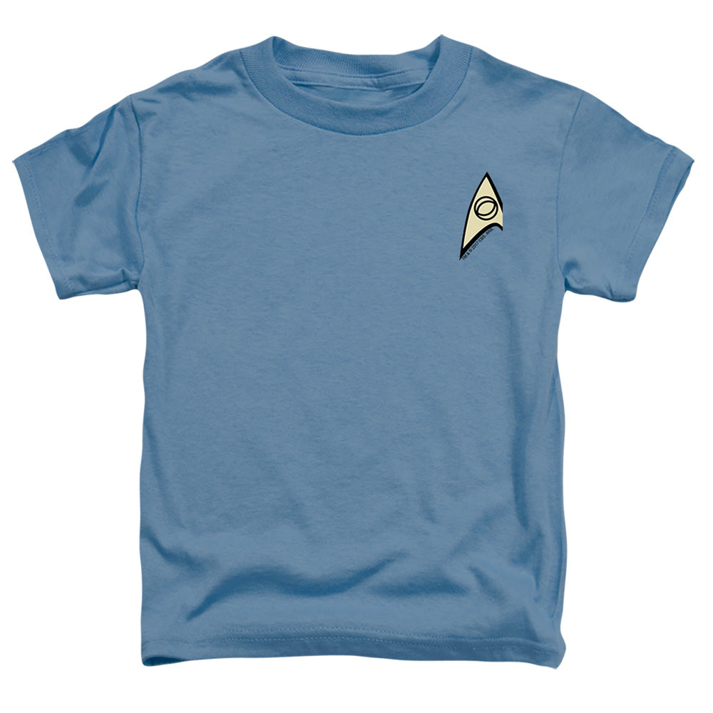 Star Trek Science Uniform Licensed Toddler T-Shirt SM-LG