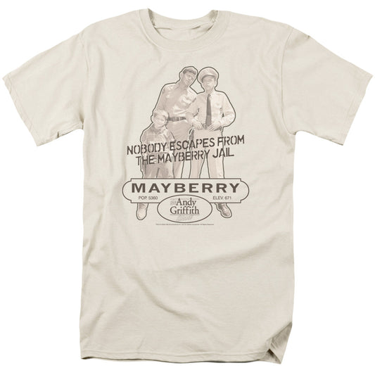 Andy Griffith Mayberry Jail Licensed Adult Unisex T-Shirt Regular Fit Tee SM-3X