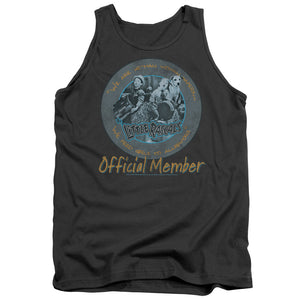 AN OFFCIALLY LICENSED LITTLE RASCALS HE MAN WOMAN HATERS ADULT UNISEX TANK TOP CHARCOAL