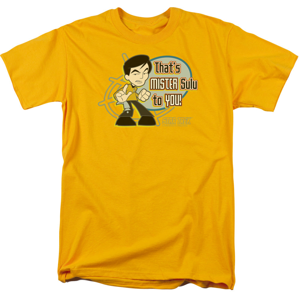 Quogs Mr Sulu To You Licensed Adult Unisex T-Shirt Regular Fit Tee SM-3X