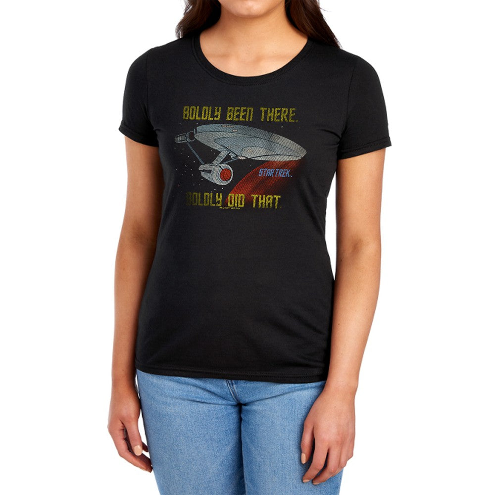 Star Trek Boldly Did That Licensed Women's T-Shirt Regular Fit LG