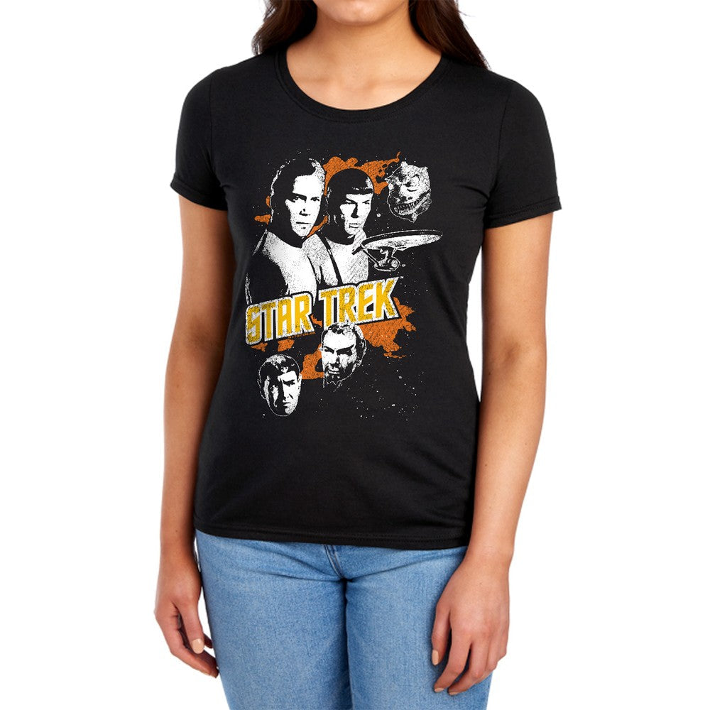 Star Trek Graphic Good Vs Evil Licensed Women's T-Shirt Regular Fit SM-LG