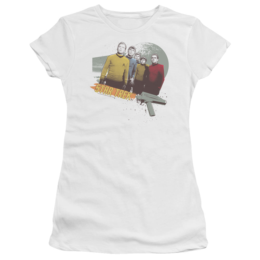 Star Trek Strange New Worlds Licensed Women's T-Shirt Juniors LG