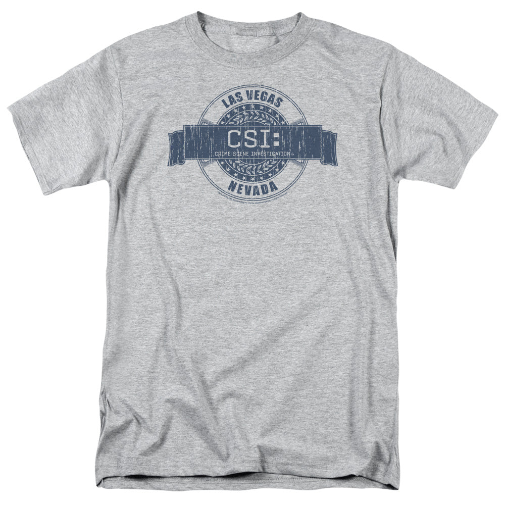 Csi Vegas Badge Licensed Adult Unisex T-Shirt Regular Fit Tee SM-3X