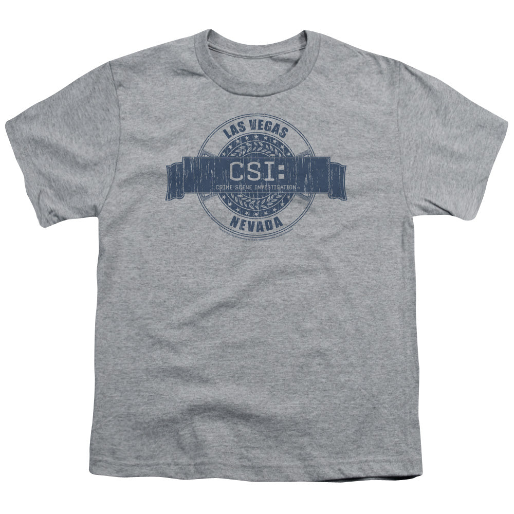 Csi Vegas Badge Licensed Kid's T-Shirt (Ages 4-7) SM