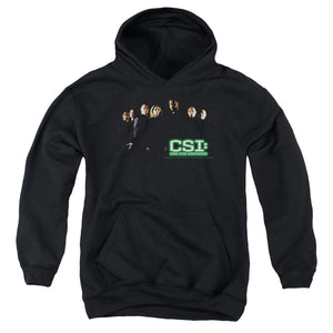 AN OFFCIALLY LICENSED CSI SHADOW CAST YOUTH HOODIE BLACK
