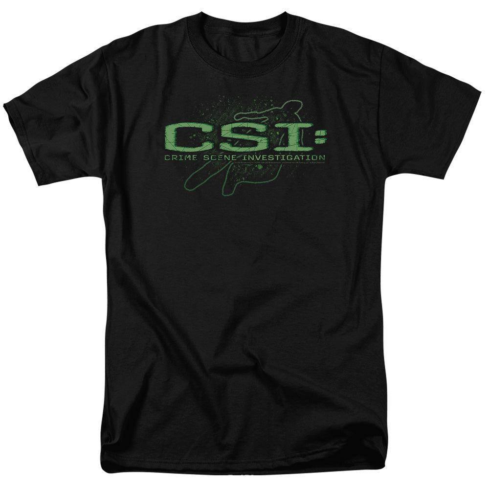 Csi Sketchy Shadow Licensed Adult Unisex T-Shirt Regular Fit Tee SM-3X