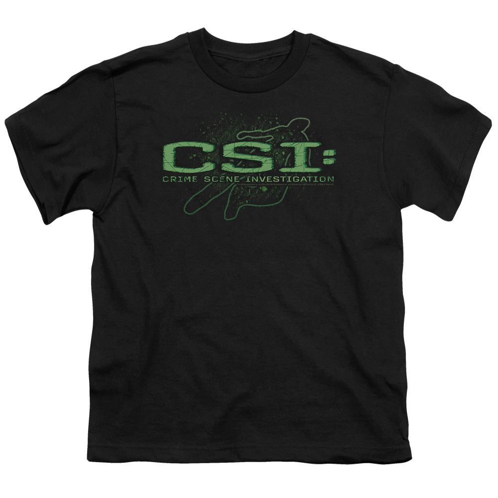 Csi Sketchy Shadow Licensed Kid's T-Shirt (Ages 4-7) SM-XL