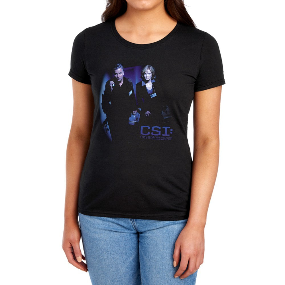 Csi At The Scene Licensed Women's T-Shirt Regular Fit MD-LG