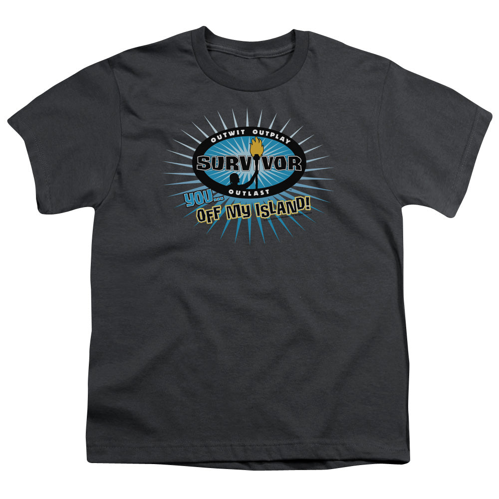 Survivor Off My Island Licensed Kid's T-Shirt (Ages 4-7) XL