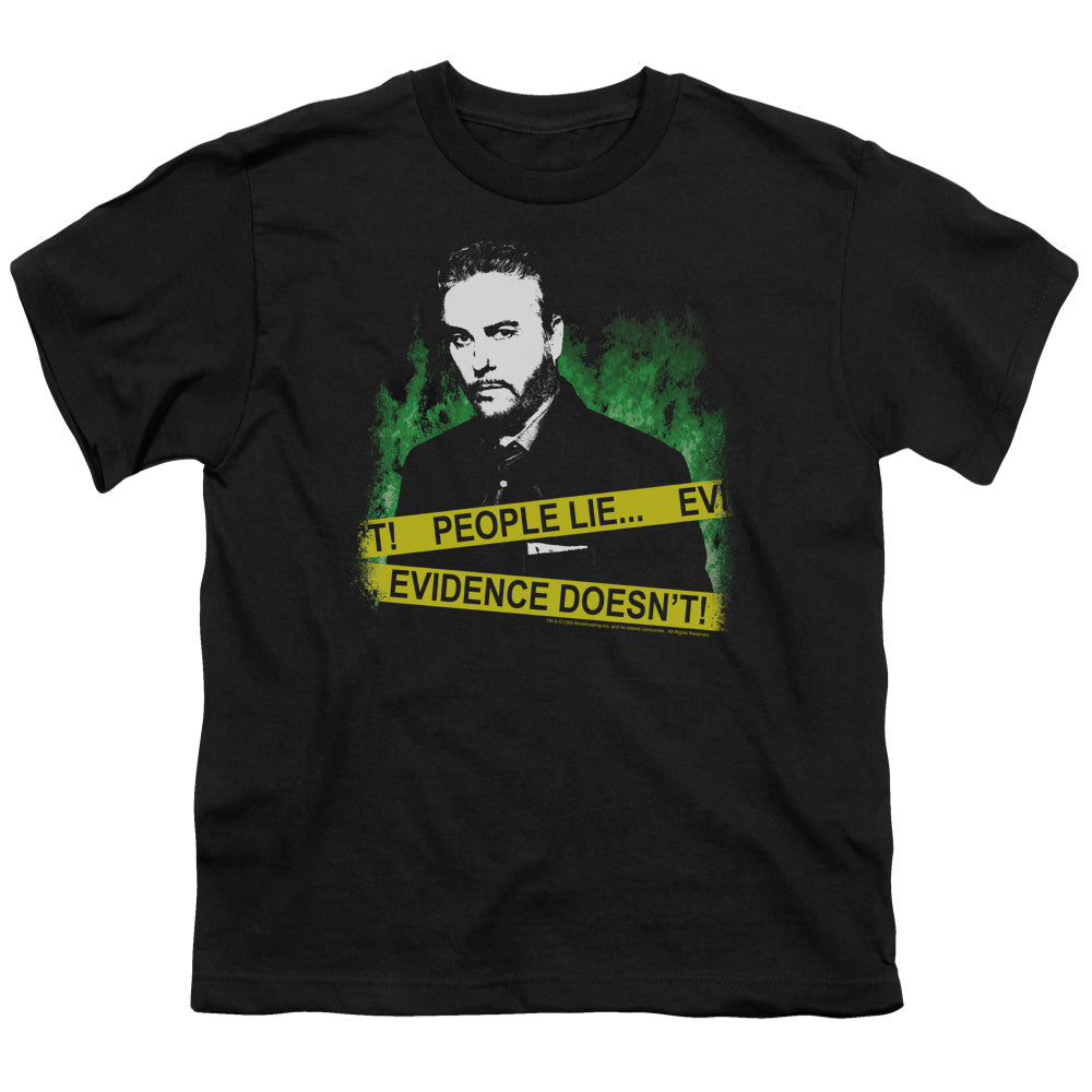 Csi People Lie Licensed Kid's T-Shirt (Ages 4-7) MD-LG