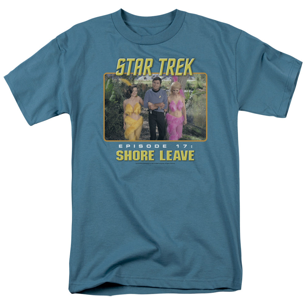 St Original Shore Leave Licensed Adult Unisex T-Shirt Regular Fit Tee SM-3X