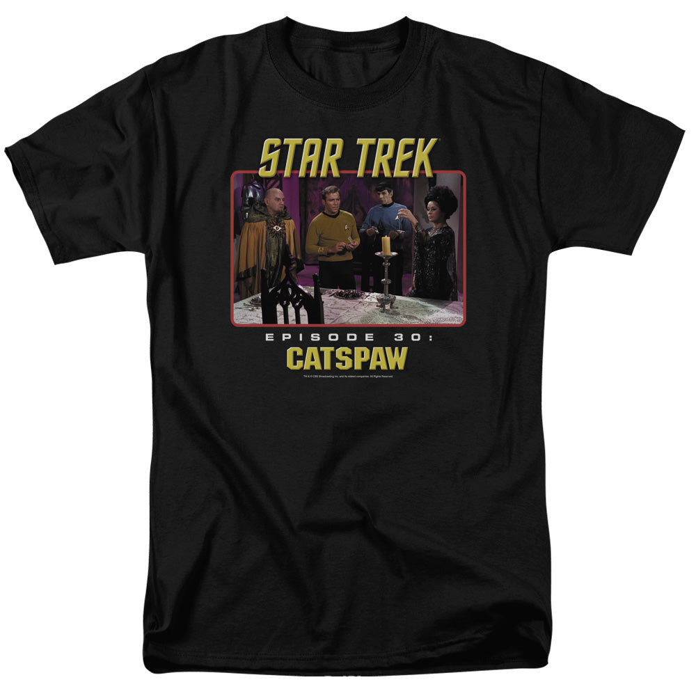 Star Trek Original Cats Paw Licensed Adult Unisex T-Shirt Regular Fit Tee SM-3X