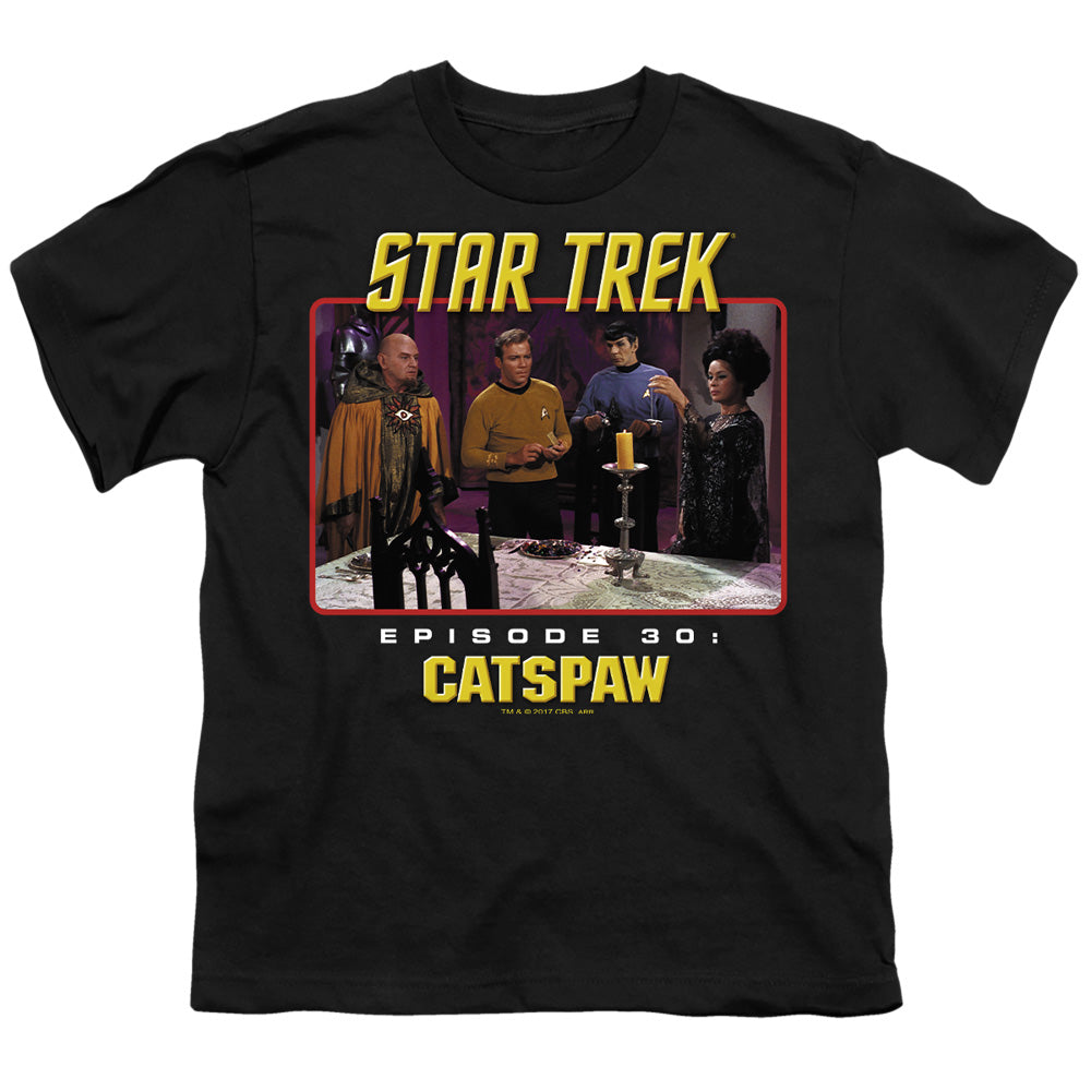 Star Trek Original Cats Paw Licensed Kid's T-Shirt (Ages 4-7) SM-XL