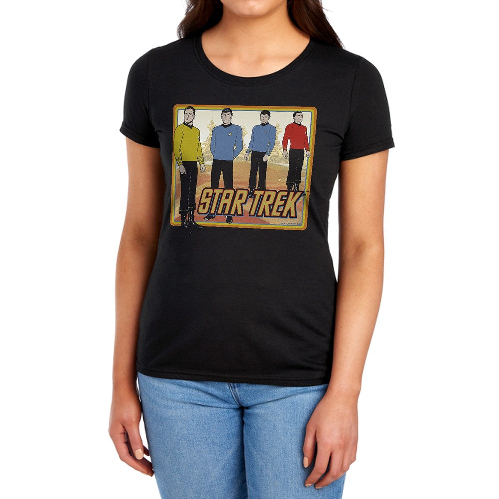 Star Trek Classic Licensed Women's T-Shirt Regular Fit LG