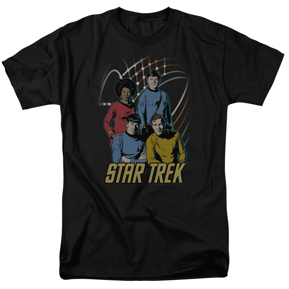 Star Trek Warp Factor 4 Licensed Adult Unisex T-Shirt Regular Fit Tee SM-3X