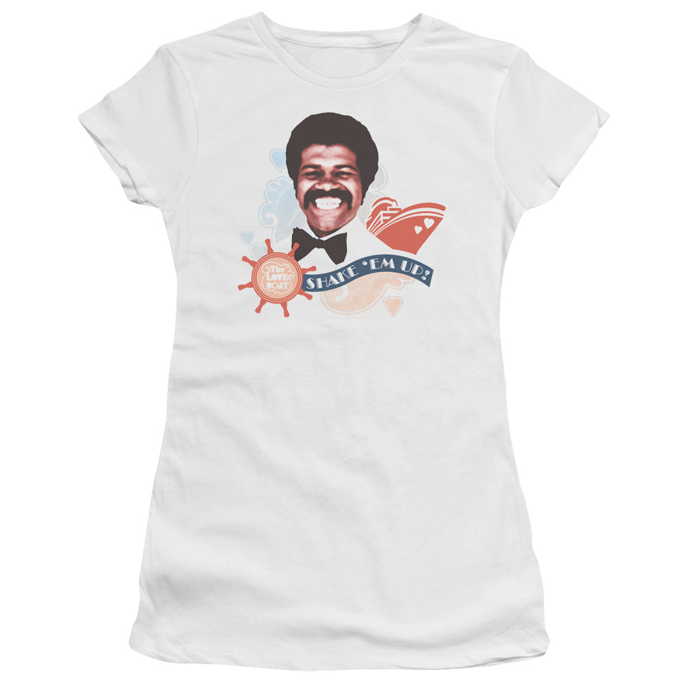 Love Boat Shake Em Up Licensed Women's T-Shirt Juniors LG