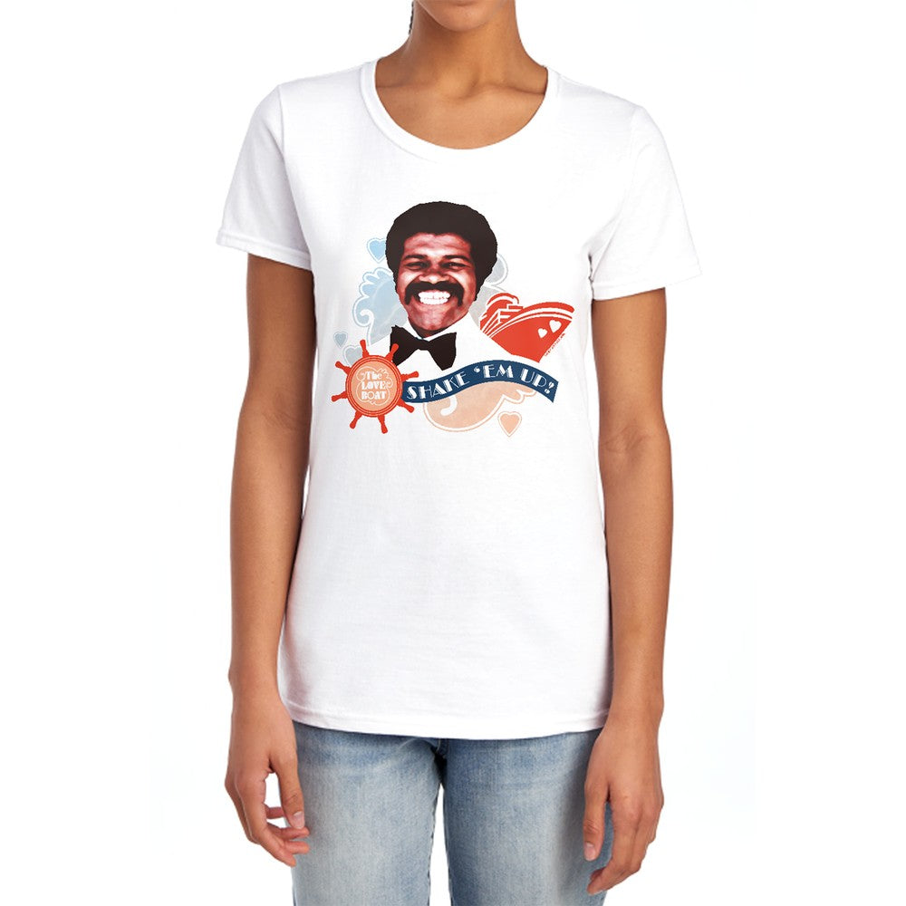 Love Boat Shake Em Up Licensed Women's T-Shirt Regular Fit MD
