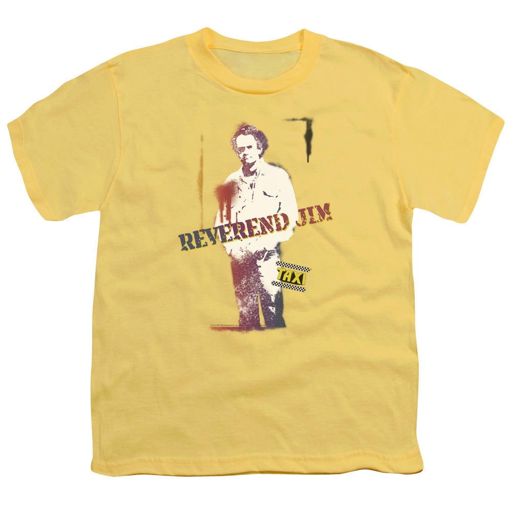 Taxi Reverend Jim Licensed Kid's T-Shirt (Ages 4-7) XL
