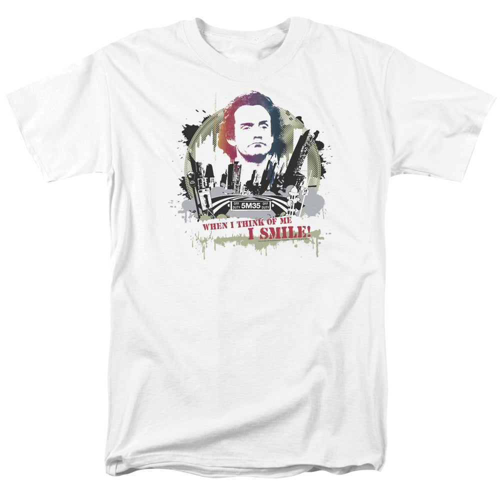 Taxi Smiling Jim Licensed Adult Unisex T-Shirt Regular Fit Tee SM-3X