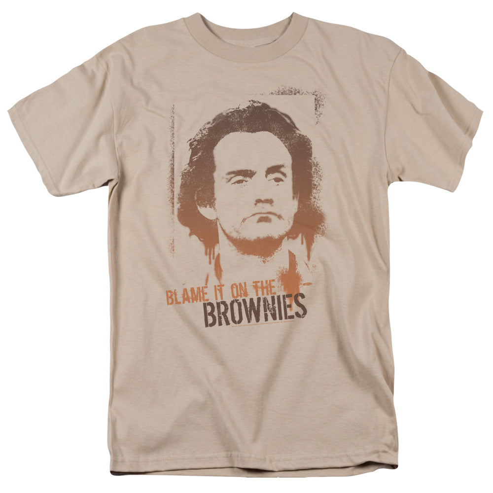 Taxi Blame It On The Brownies Licensed Adult Unisex T-Shirt Regular Fit Tee