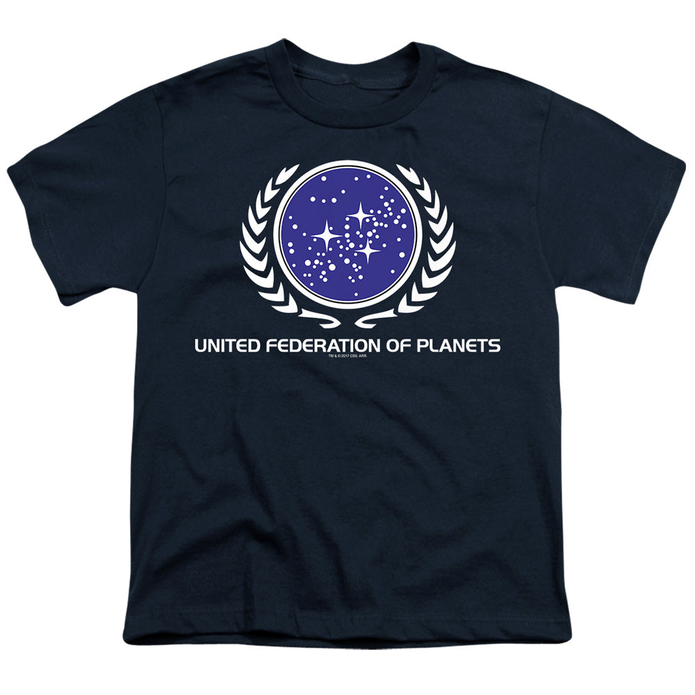 Star Trek United Federation Logo Licensed Kid's T-Shirt (Ages 4-7) SM-XL