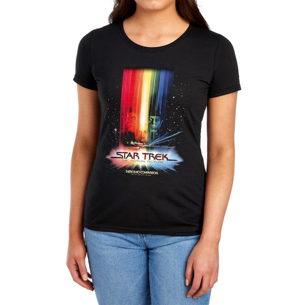 Star Trek Motion Picture Poster Licensed Women's T-Shirt Regular Fit LG