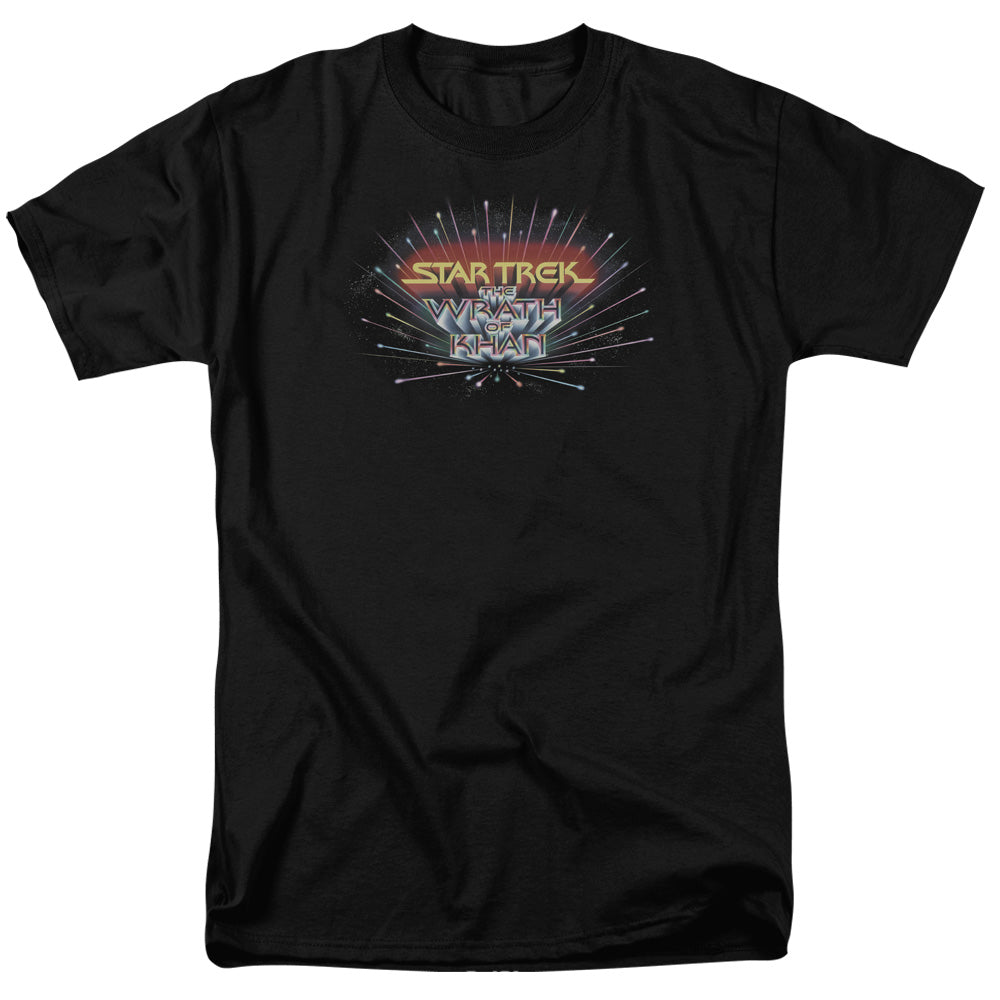 Star Trek Khan Logo Licensed Adult Unisex T-Shirt Regular Fit Tee SM-3X