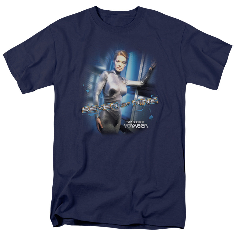 Star Trek Seven Of Nine Licensed Adult Unisex T-Shirt Regular Fit Tee SM-3X