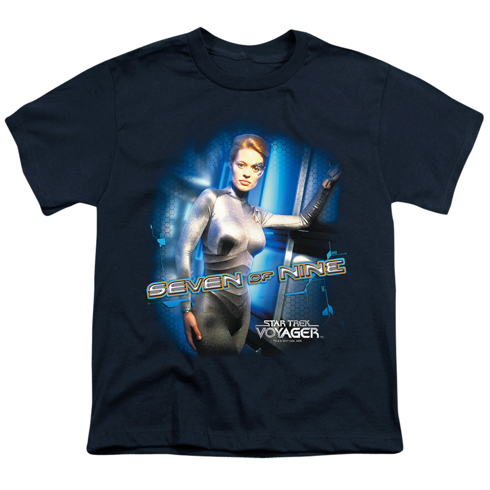 Star Trek Seven Of Nine Licensed Kid's T-Shirt (Ages 4-7) SM-XL