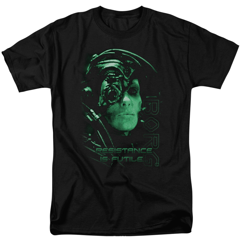 Star Trek Resistance Is Futile Licensed Adult Unisex T-Shirt Regular Fit Tee
