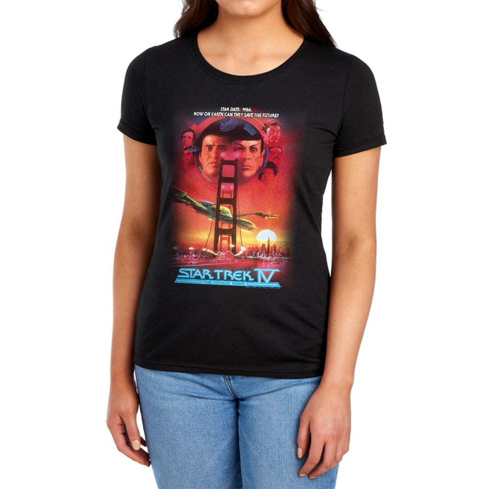 Star Trek The Voyage Home(Movie) Licensed Women's T-Shirt Regular Fit LG