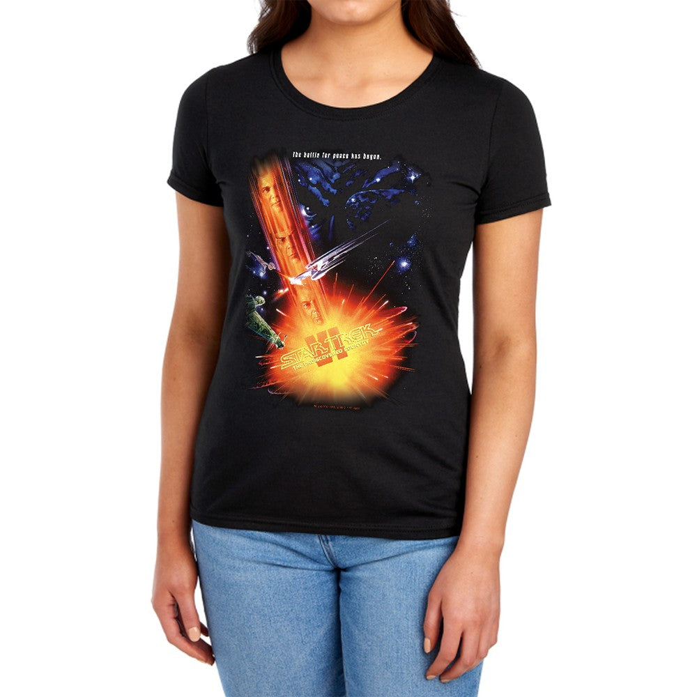 Star Trek Undiscovered Cntry(Movie) Licensed Women's T-Shirt Regular Fit LG