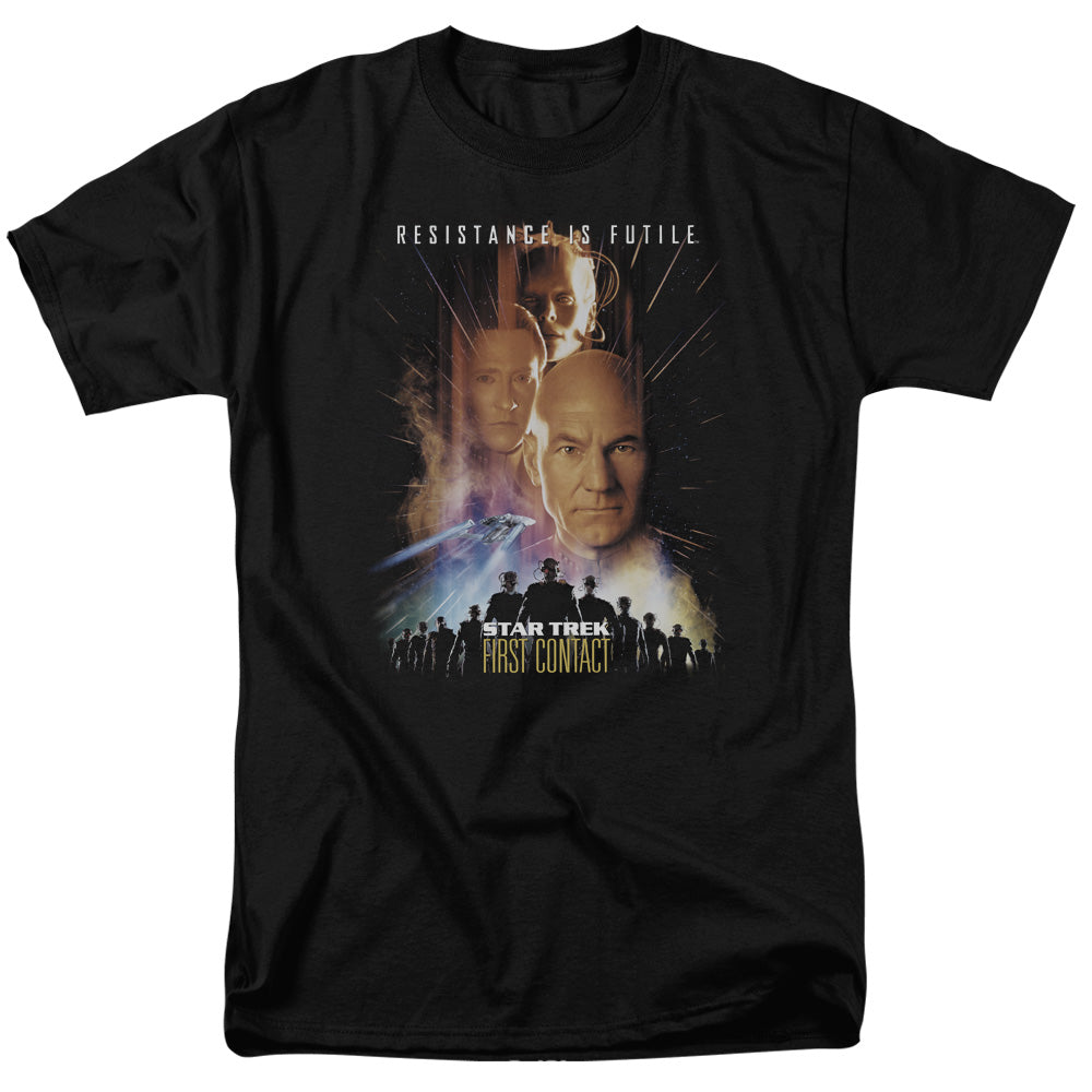 Star Trek First Contact(Movie) Licensed Adult Unisex T-Shirt Regular Fit Tee