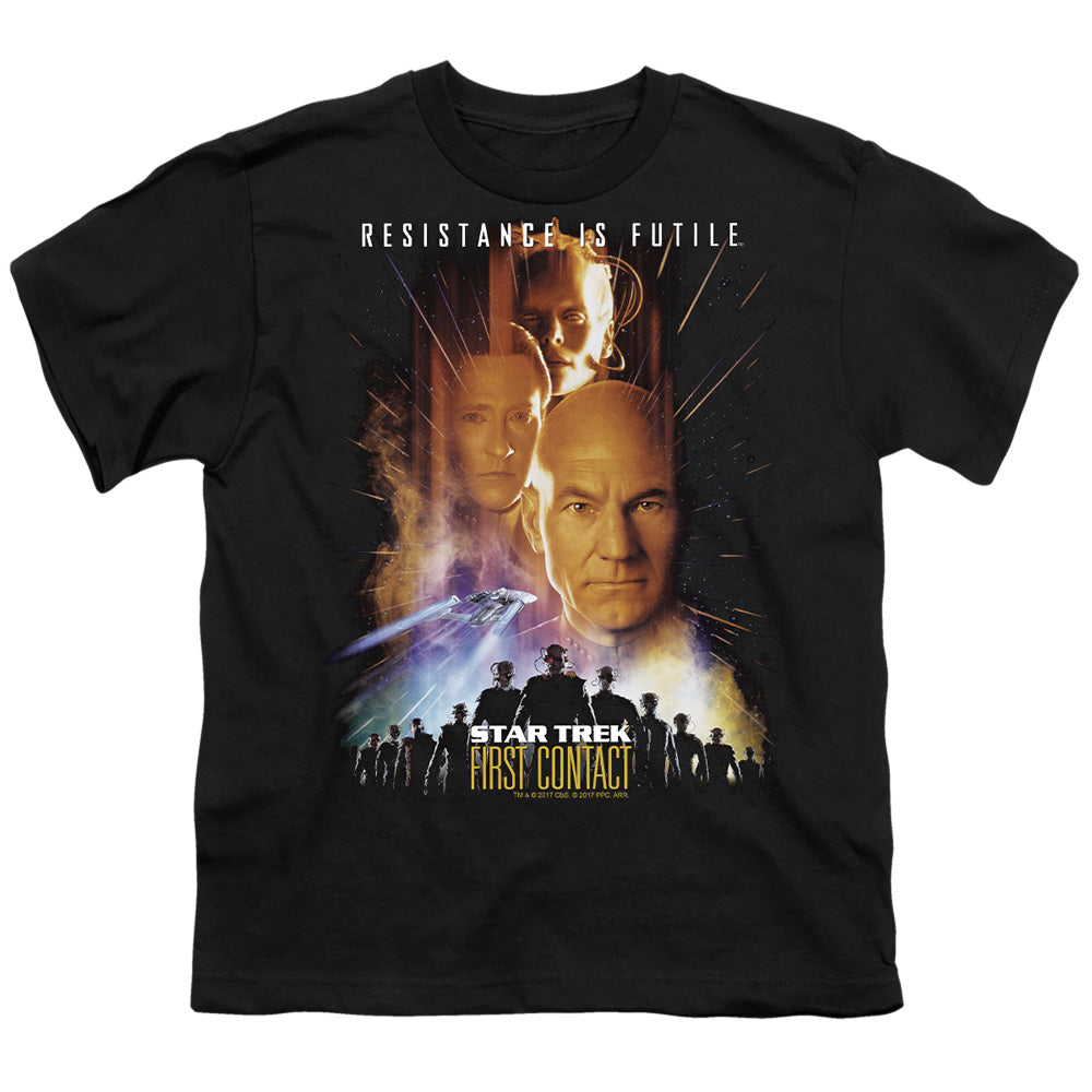 Star Trek First Contact(Movie) Licensed Kid's T-Shirt (Ages 4-7) SM-LG